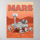 Mars Exploratieronde Poster (Voorkant)