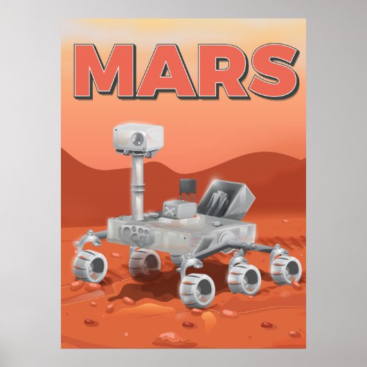 Mars Exploration Rover Poster (Voorkant)