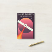 Mars Express - Verkenning van Mars Ruimtekunst. Post-it® Notes (Op bureau)
