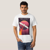 Mars Express - Verkenning van Mars Ruimtekunst. T-shirt (Voorkant volledig)