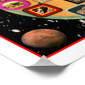Mars gezichten poster (Hoek)
