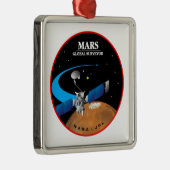 Mars Global Surveyor Metalen Ornament (Rechts)