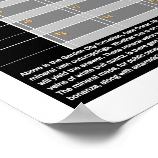 Mar's Gold Poster (Hoek)