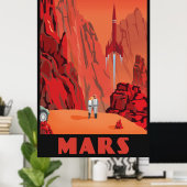 Mars - Groot formaat Poster (Thuiskantoor)