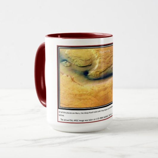 Mars grootste meer mok (Voorkant links)