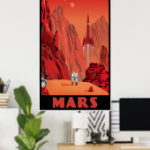 Mars: grote versie poster (Thuiskantoor)