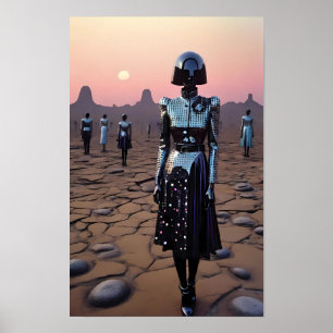 Mars heeft cyborg vrouwen nodig poster