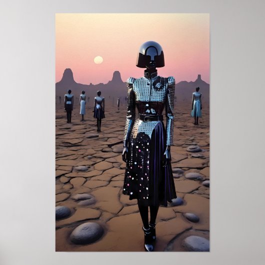 Mars heeft cyborg vrouwen nodig poster (Voorkant)