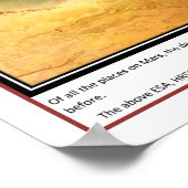 Mars het grootste bekende meer poster (Hoek)