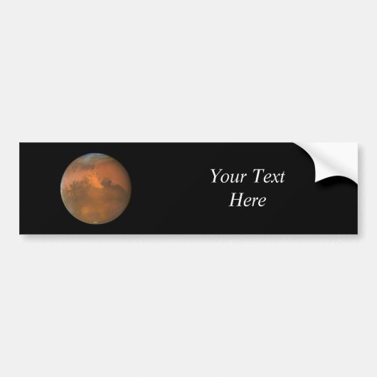 Mars (Hubble Telescope) Bumpersticker (Voorkant)