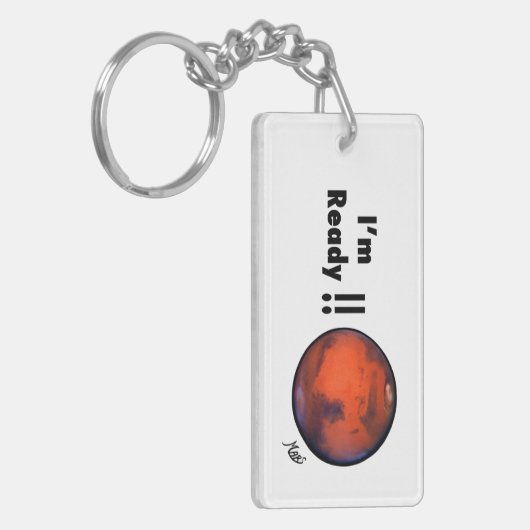 Mars - ik ben klaar! -Sleutelhanger Sleutelhanger (Voorkant Links)