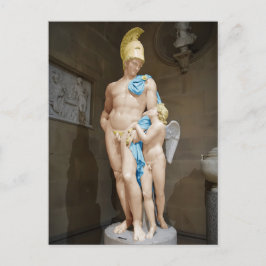 MARS IN BEDWANG GEHOUDEN DOOR CUPID 1825 John Gibs Briefkaart