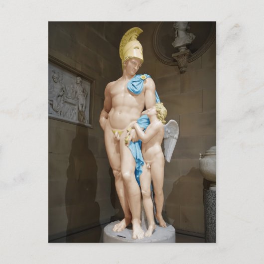 MARS IN BEDWANG GEHOUDEN DOOR CUPID 1825 John Gibs Briefkaart (Voorkant)