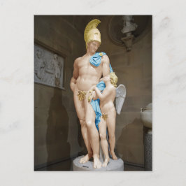 MARS IN BEDWANG GEHOUDEN DOOR CUPID 1825 John Gibs Briefkaart