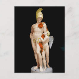 MARS IN BEDWANG GEHOUDEN DOOR CUPID 1825 John Gibs Briefkaart