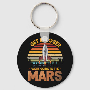 mars in Loser ging naar Mars Retro Vintage Sleutelhanger