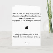 Mars in rust kaart (Achterkant)