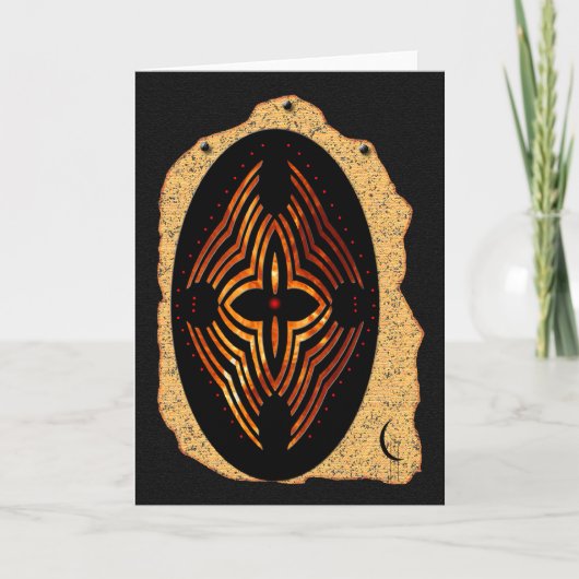 Mars in rust kaart (Voorkant)