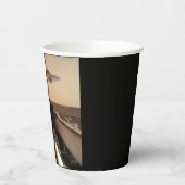 Mars in Sight Alien UFO Saucer Encounter Papieren Bekers (Links)