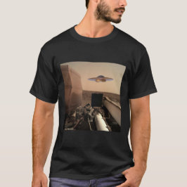 Mars in Sight Alien UFO Saucer Encounter T-shirt