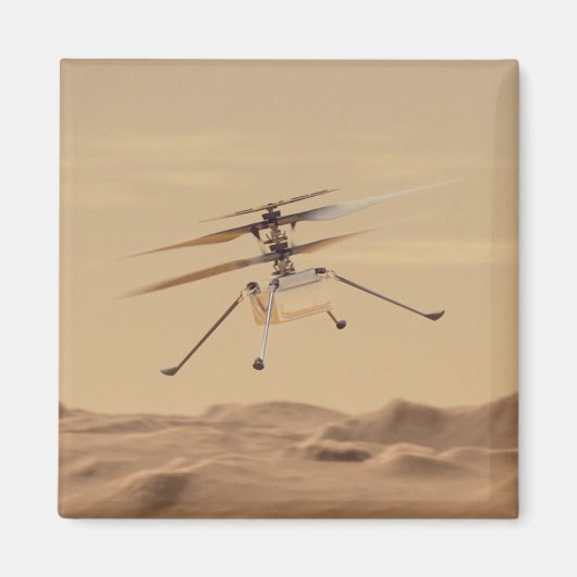 Mars Ingenuity Helikoptervlucht Magneet (Voorkant)