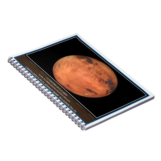 Mars is alive & well notitieboek (Rechterzijde)