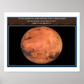 Mars is levend poster (Voorkant)
