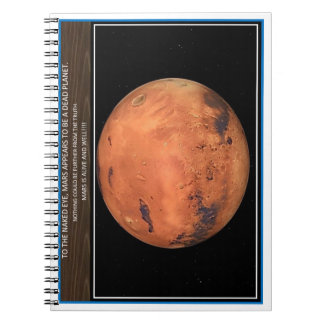 Mars is springlevend notitieboek
