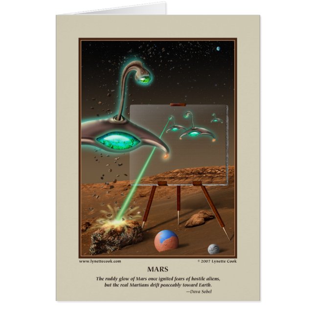 Mars-kaart (Voorkant)