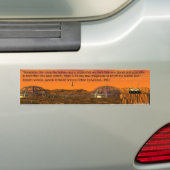 Mars-kolonie Bumpersticker (Op auto)