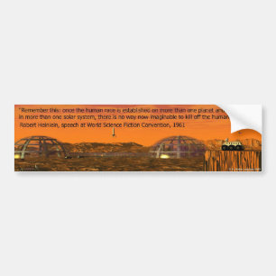 Mars-kolonie Bumpersticker