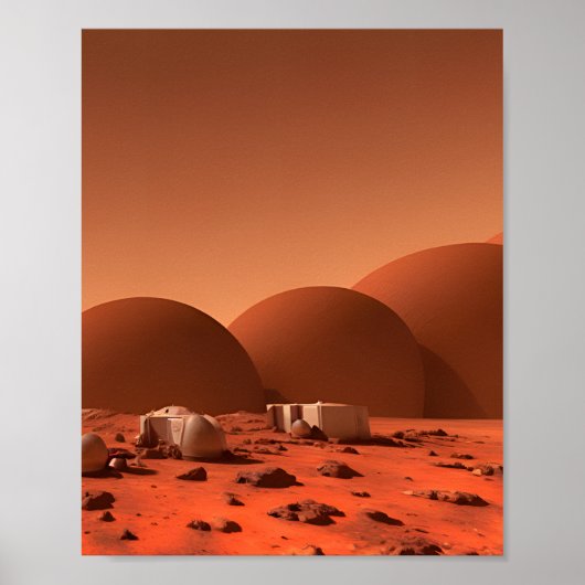 Mars-kolonie Poster (Voorkant)