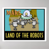MARS - LAND VAN HET POSTER ROBOTS (Voorkant)
