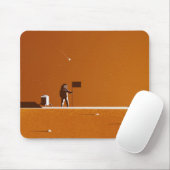 Mars Landing Mousepad Muismat (Met muis)