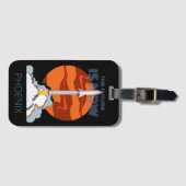 Mars landingsraketten bagagelabel (Voorkant (horizontaal))