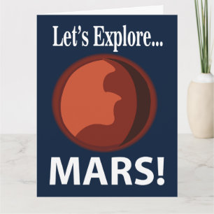 Mars laten we Mars verkennen Kaart