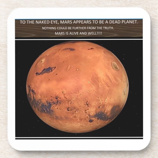 Mars Leeft Bier Onderzetter (Voorkant)