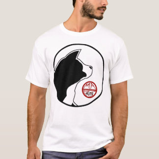 MARS logo-kop met witte MARS-schijf met rode omtre T-shirt