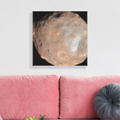 Mars maan Phobos Canvas Afdruk (Insitu (Woonkamer))