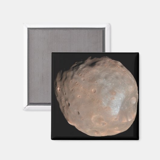 Mars maan Phobos Magneet (Voorkant / Achterkant)