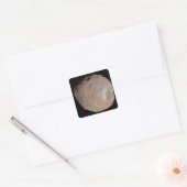 Mars maan Phobos Vierkante Sticker (Envelop)