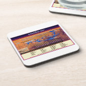 Mars Marineris-kaart Bier Onderzetter (Linkerzijde)