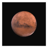 Mars Martian Space Astronomy Foto Afdruk (Voorkant)