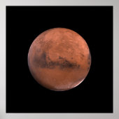 Mars Martian Space Astronomy Poster (Voorkant)