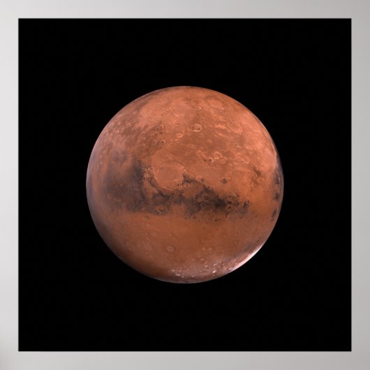 Mars Martian Space Astronomy Poster (Voorkant)