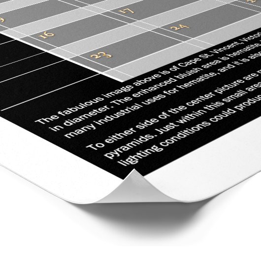 Mar's mineralen poster (Hoek)