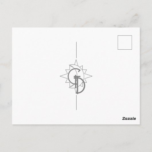 Mars Mission Briefkaart (Achterkant)