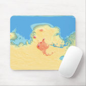 Mars Mola-kaart na terraforming Muismat (Met muis)