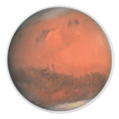 Mars Mooi Rood Zonnestelsel Planeet Ram Keramische Knop (Voorkant)