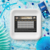 Mar's Moons Papieren Bordje (Feest)